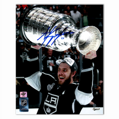 Anze Kopitar Autographed Los Angeles Kings 2014 Stanley Cup Photo 8x10