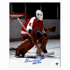 Bernie Parent Autographed Philadelphia Flyers 8x10 Photo (Color)