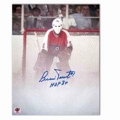 Bernie Parent Autographed Philadelphia Flyers 8x10 Photo (White)