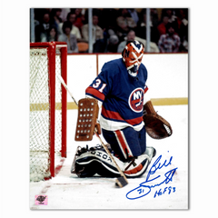 Billy Smith Autographed New York Islanders 8x10 Photo