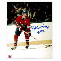 Bob Gainey Autographed Montreal Canadiens Home 8x10 Photo (HOF)