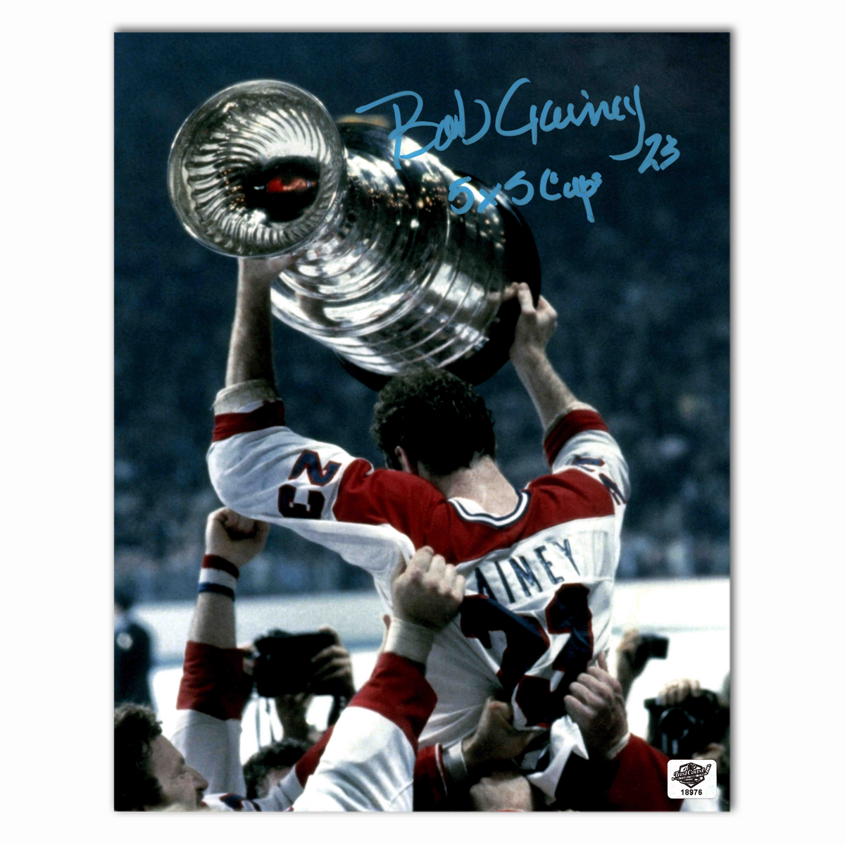 Bob Gainey Autographed Montreal Canadiens Stanley Cup 8x10 Photo