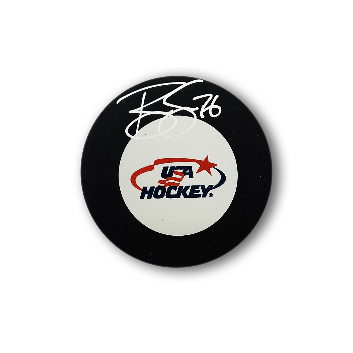 Brady Skjei Autographed Carolina Hurricanes Hockey Puck