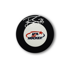 Brady Skjei Autographed Carolina Hurricanes Hockey Puck