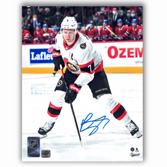 Brady Tkachuk Ottawa Senators Autographed Away 8x10 Photo