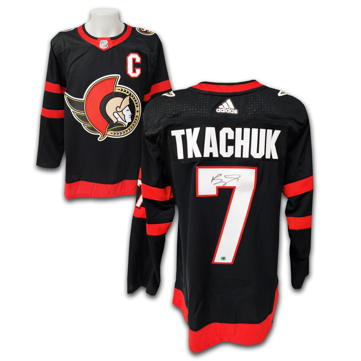 Brady Tkachuk Ottawa Senators Home Adidas Jersey