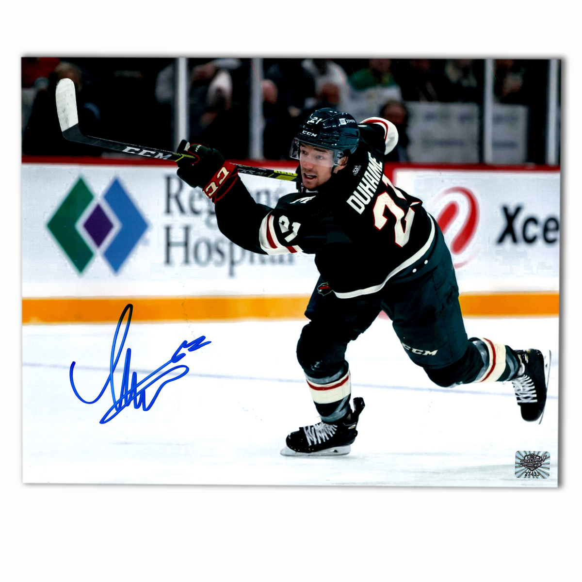Brandon Duhaime Autographed Minnesota Wild Home 8x10 Photo