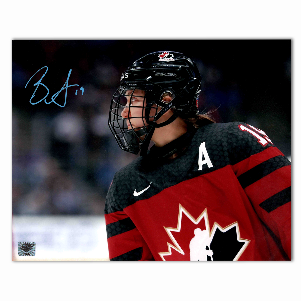 Brianne Jenner Autographed Team Canada 8x10 Photo