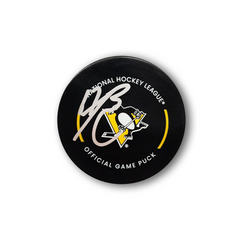 Bryan Rust Autographed Pittsburgh Penguins Official Hockey Puck