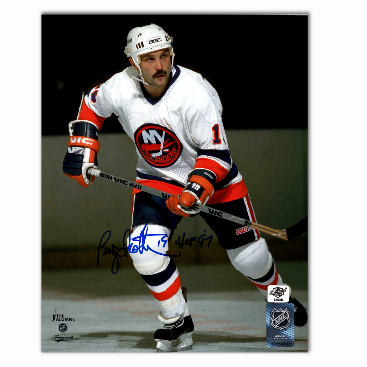 Bryan Trottier Autographed New York Islanders 8x10 Photo
