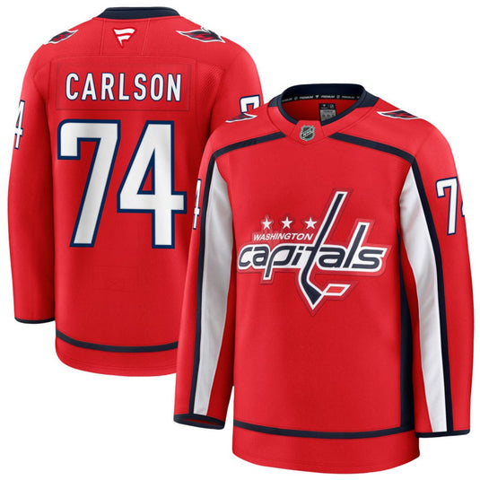 Pre-Order - John Carlson - Autographed Washington Capitals Fanatics Premium Home Jersey