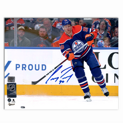 Corey Perry Autographed Edmonton Oilers Home 8x10 Photo