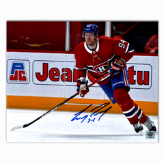 Corey Perry Autographed Montreal Canadiens Home 8x10 Horizontal Photo