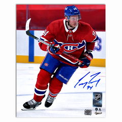 Corey Perry Autographed Montreal Canadiens Home 8x10 Photo