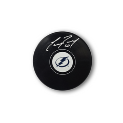 Corey Perry Autographed Tampa Bay Lightning Hockey Puck