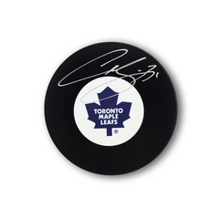 Curtis Joseph Autographed Toronto Maple Leafs Hockey Puck
