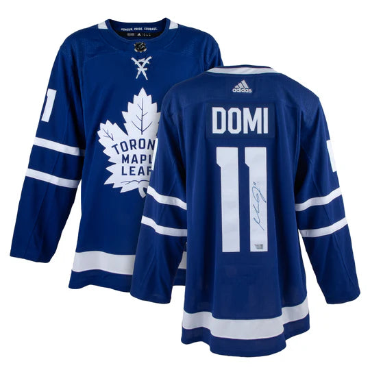 Max Domi Autographed Toronto Maple Leafs Adidas Jersey