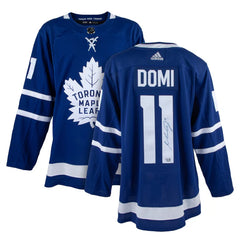 Max Domi Autographed Toronto Maple Leafs Adidas Jersey