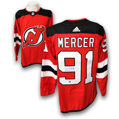 Dawson Mercer Autographed New Jersey Devils Home Adidas Jersey