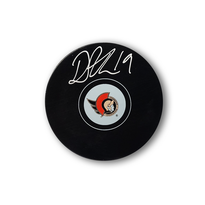 Drake Batherson Autographed Ottawa Senators Hockey Puck