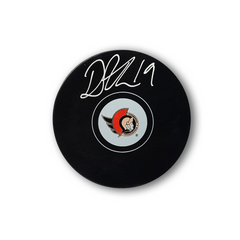Drake Batherson Autographed Ottawa Senators Hockey Puck