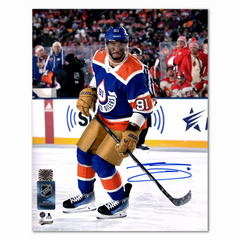 Evander Kane Autographed Edmonton Oilers Winter Classic Heritage 8x10 Photo
