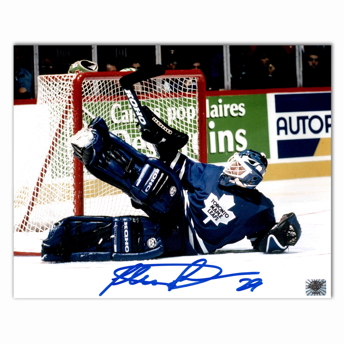 Felix Potvin Autographed Toronto Maple Leafs Home 8x10 Photo