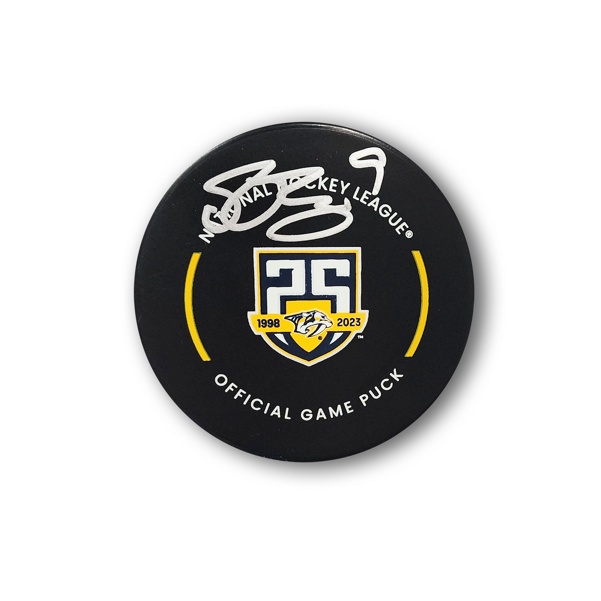 Filip Forsberg Autographed Nashville Predators Official Hockey Puck