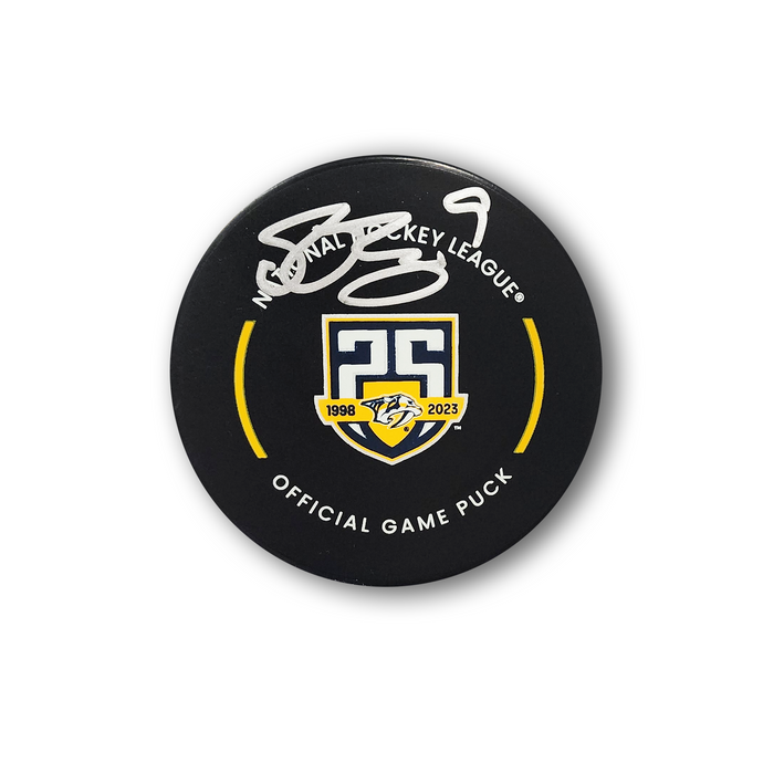 Filip Forsberg Autographed Nashville Predators Official Hockey Puck
