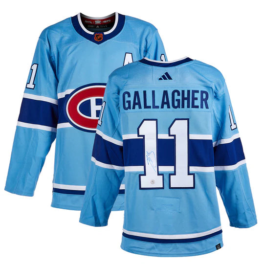 Brendan Gallagher Signed Montreal Canadiens Reverse Retro 2.0 adidas Jersey