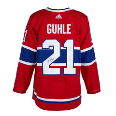 Kaiden Guhle Autographed Montreal Canadiens adidas Jersey