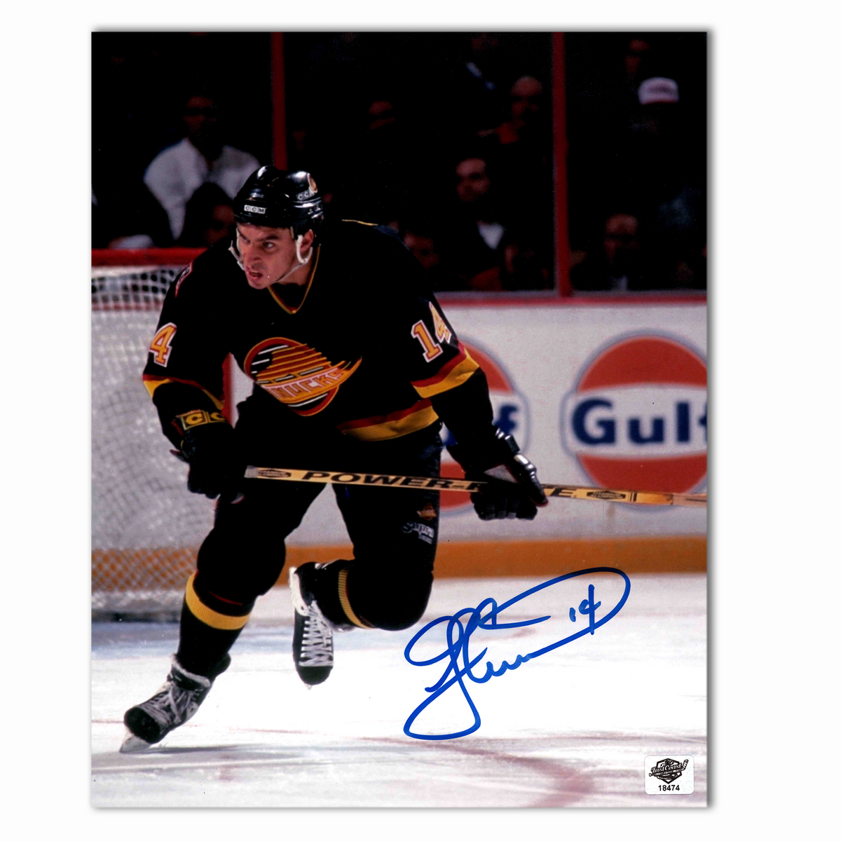 Geoff Courtnall Autographed Vancouver Canucks 8x10 Photo