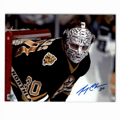Gerry Cheevers Autographed Boston Bruins Home 8x10 Horizontal Photo (Color)