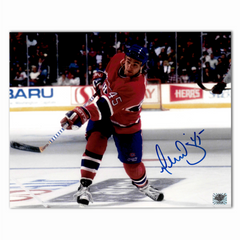 Gilbert Dionne Autographed Montreal Canadiens Home 8x10 Photo