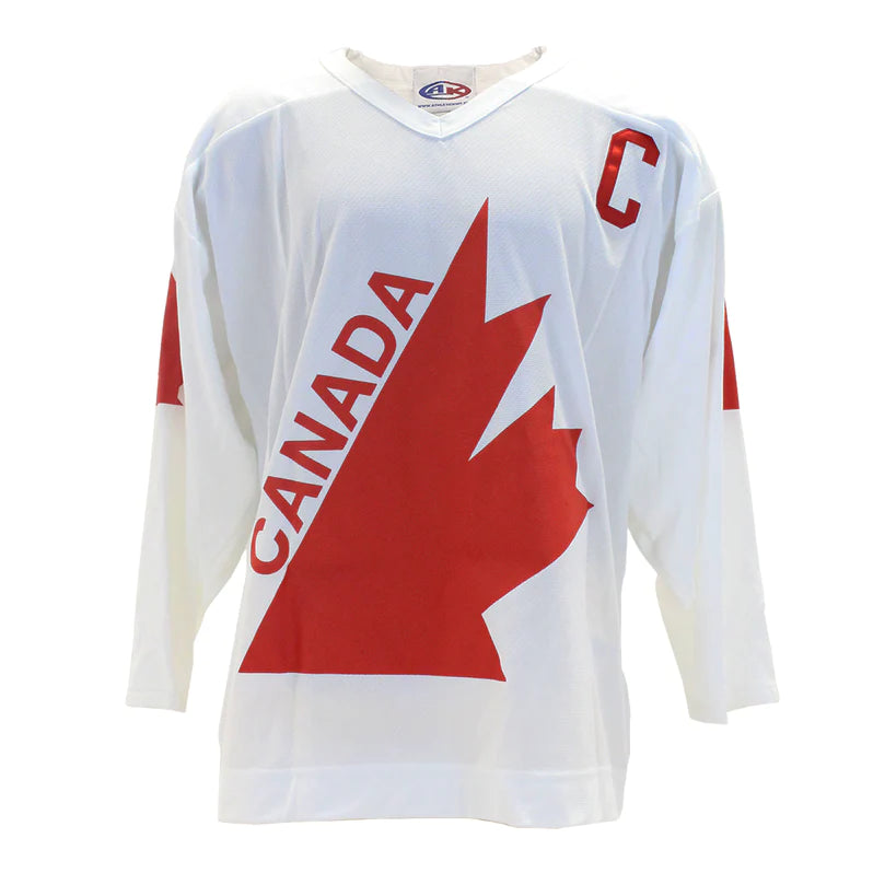 Load image into Gallery viewer, Wayne Gretzky Signed 1987 Canada Cup White Jersey
