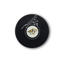 Gustav Nyquist Autographed Nashville Predators Hockey Puck