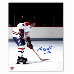Guy Lapointe Autographed Montreal Canadiens Away 8x10 Vertical Photo