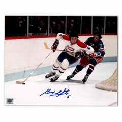 Guy Lapointe Autographed Montreal Canadiens Away 8x10 Photo