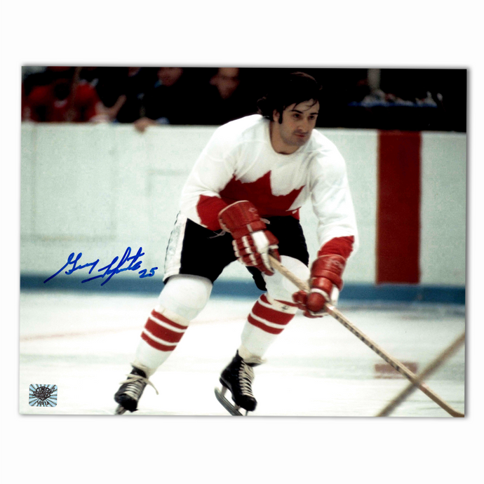 Guy Lapointe Autographed Team Canada 8x10 Photo