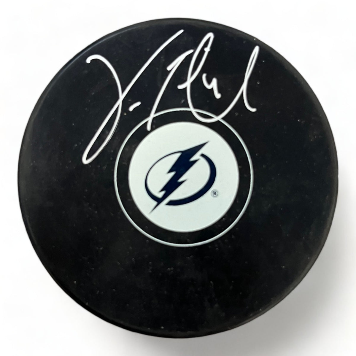 Vincent Lecavalier Tampa Bay Lightning Autographed Puck