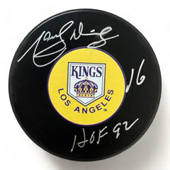 Marcel Dionne Los Angeles Kings Autographed Puck