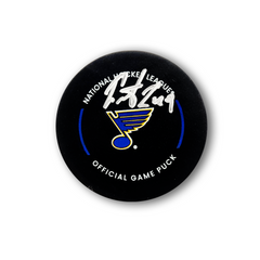 Ivan Barbashev Autographed St. Louis Blues Official Hockey Puck