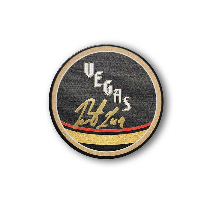 Ivan Barbashev Autographed Vegas Golden Knights Reverse Retro Hockey Puck