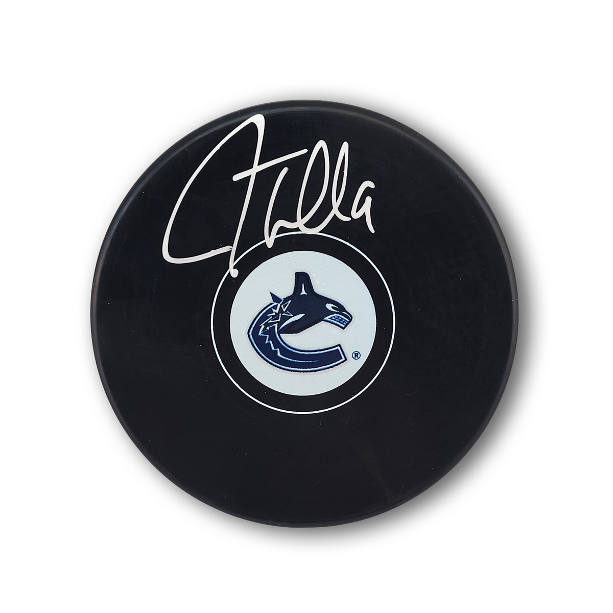 J.T Miller Autographed Vancouver Canucks Hockey Puck
