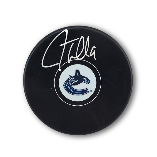 J.T Miller Autographed Vancouver Canucks Hockey Puck