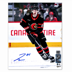 Jake Sanderson Autographed Ottawa Senators Home 8x10 Photo