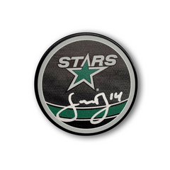 Jamie Benn Autographed Dallas Stars Reverse Retro Hockey Puck
