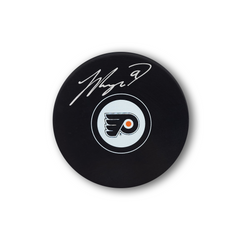 Jamie Drysdale Autographed Philadelphia Flyers Hockey Puck