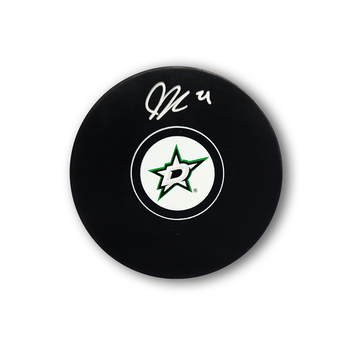 Jason Robertson Autographed Dallas Stars Hockey Puck