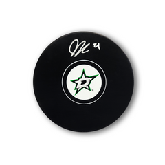Jason Robertson Autographed Dallas Stars Hockey Puck